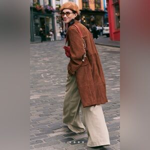 Free People We The Free Klaus Suede Trench